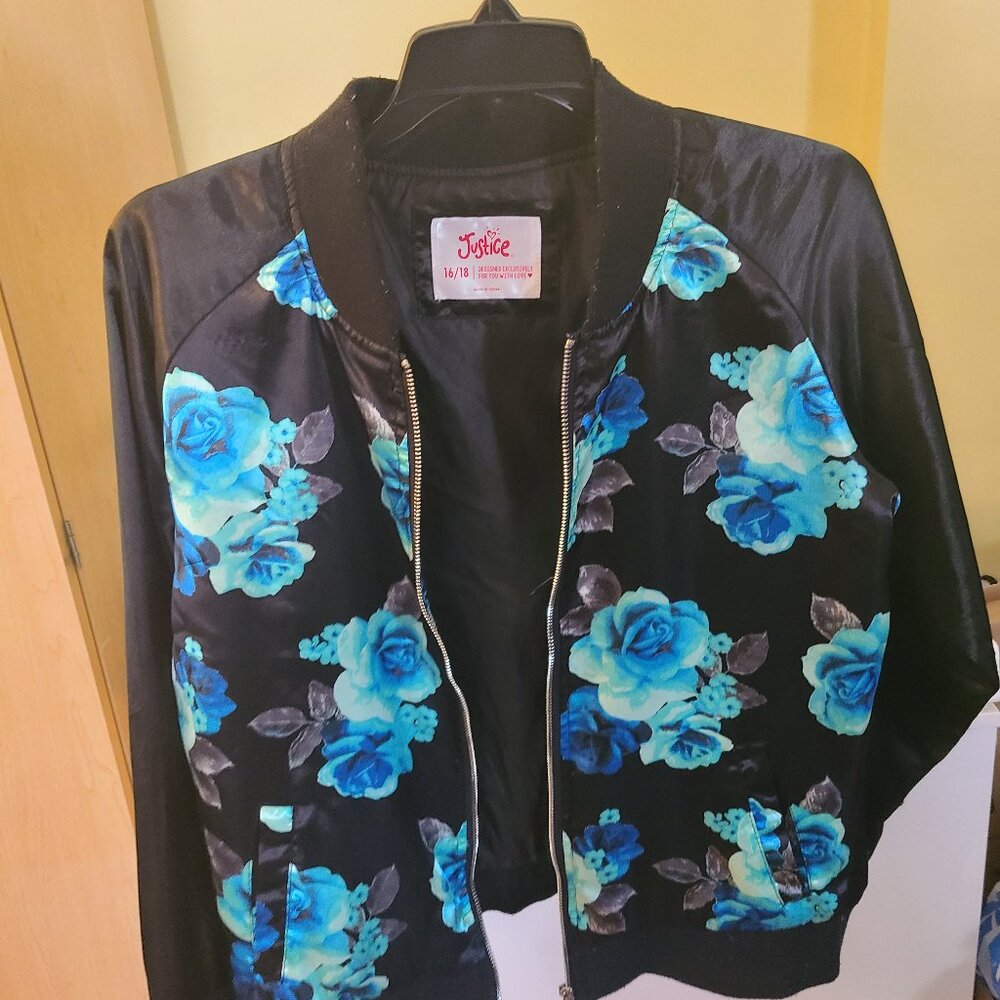 Blue Floral jacket